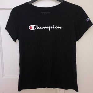 Black champion shirt